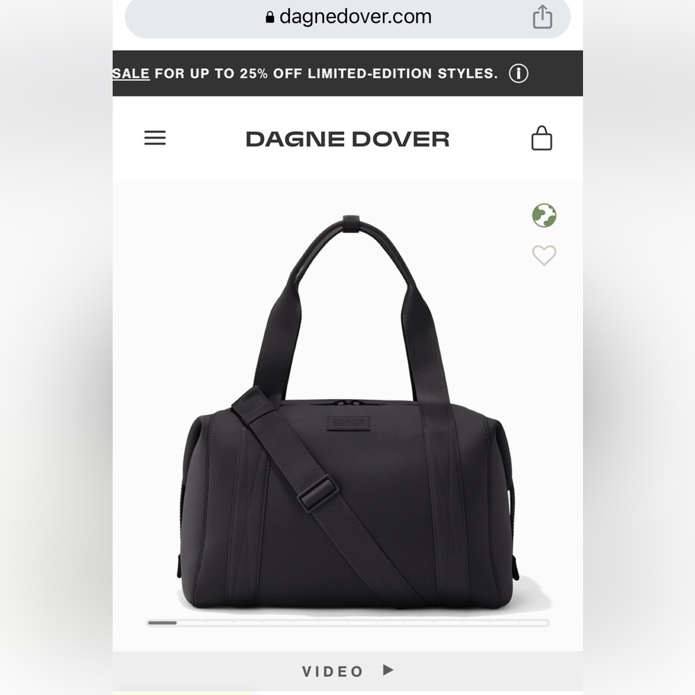 DAGNE DOVER LANDON NEOPRENE CARRYALL BAG